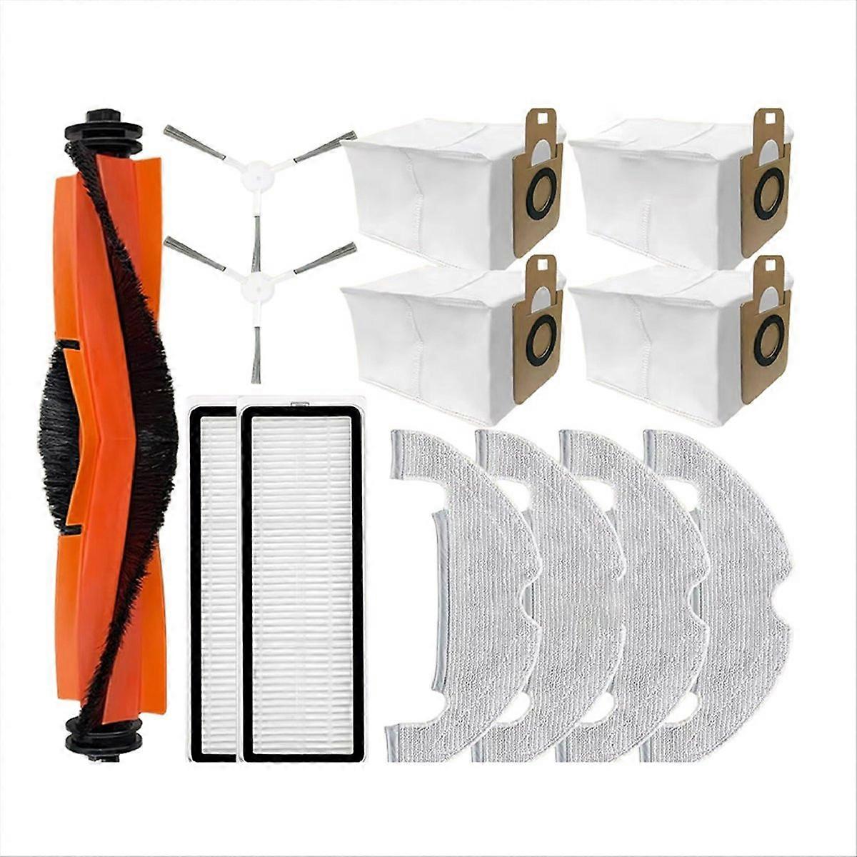 Zubehör Für Die Saugroboter Bot D10 Plus / Rls3d / Z10 Pro / L10 Plus: Seitenbürste, Filter Und Staubbeutel.