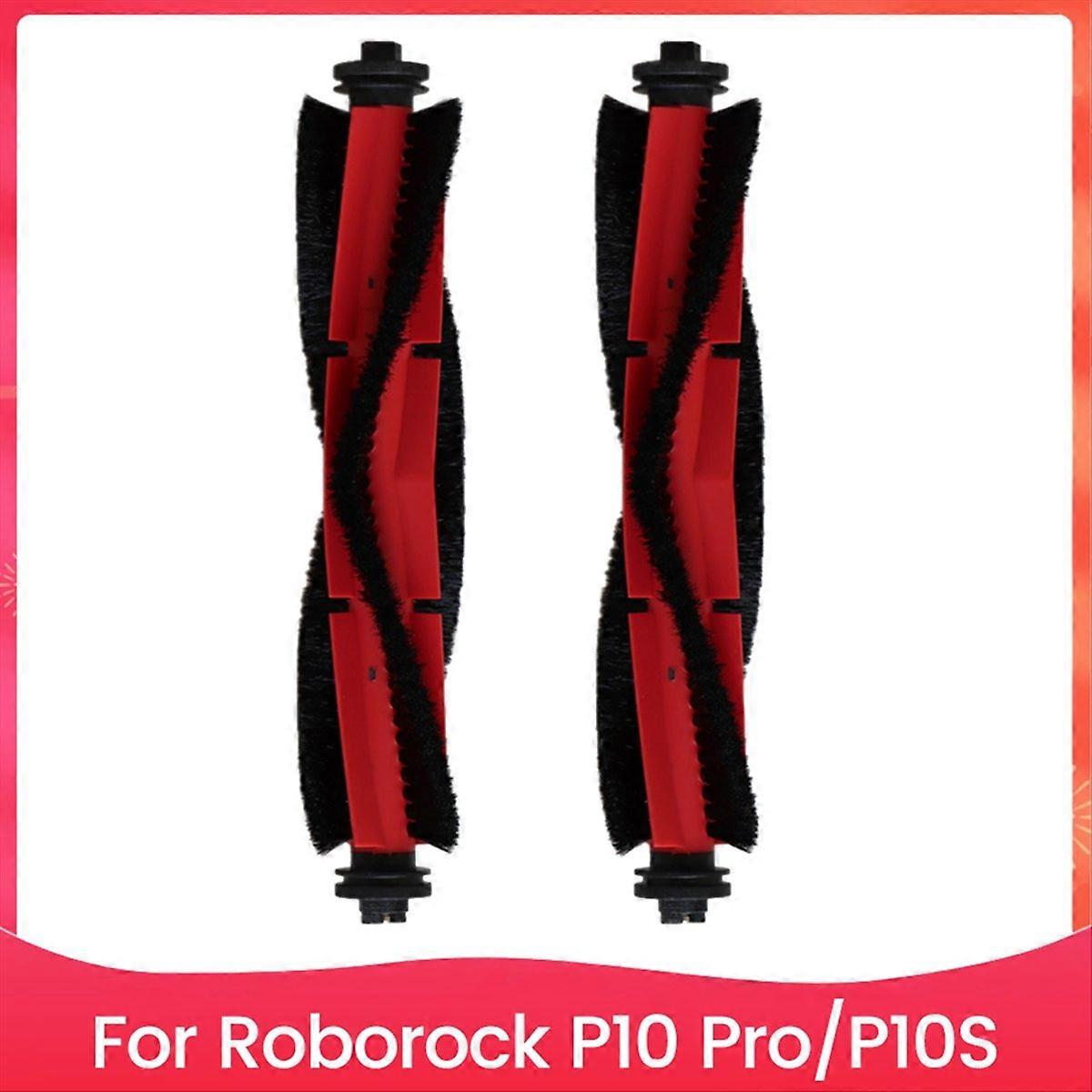 Set Mit 2 Ersatzteilen Für Die Staubsauger P10 Pro/p10s: Hauptbürste Und Rotationsbürste. Effektives Zubehör Für Die Haushaltsreinigung.