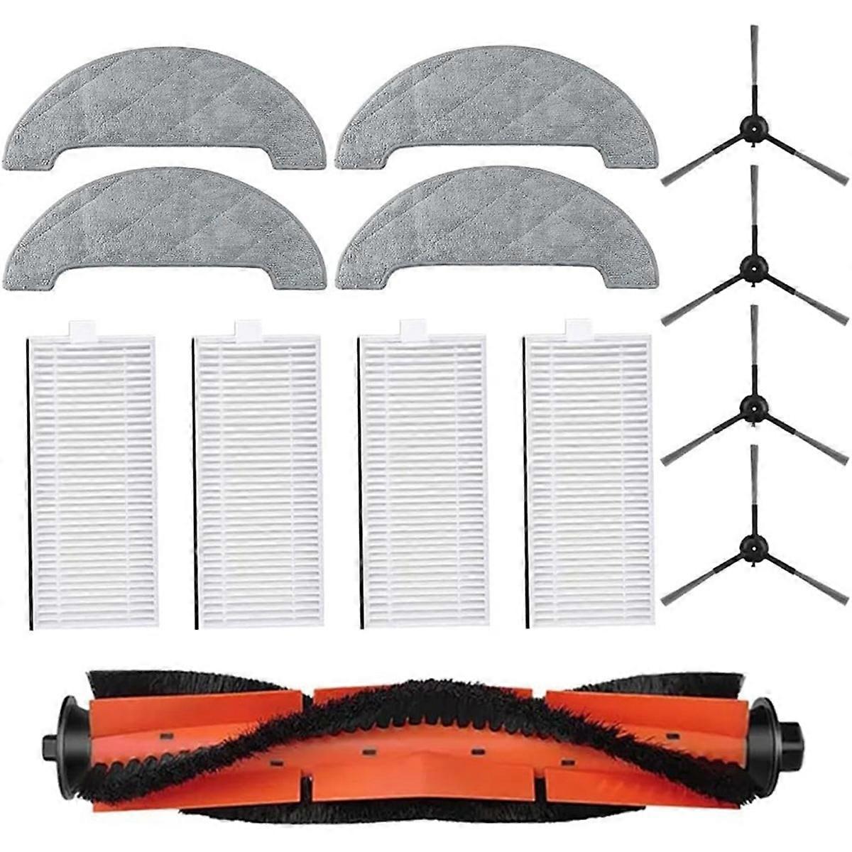Ersatzteilset Für Den Staubsauger Rv1 Pro / Rv1 Pro Max: Hauptseitenbürste, Hepa-filter Und Reinigungstuch.