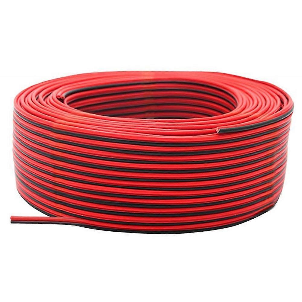 Rotes Und Schwarzes Stromkabel, 100 M, 22 Awg, 2-polig