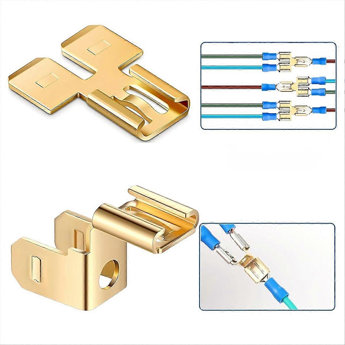 Schnellkupplungs-gabelsteckverbinder Für Elektrische Anwendungen (100er-packung)
