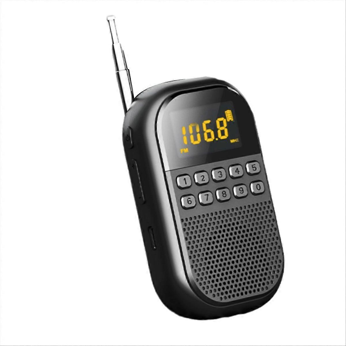 Taschenradio Mit Fm/am-empfang, Großem Lcd-bildschirm, Radioempfänger, Kabellosem Bluetooth-lautsprecher Und Tf-karten-musikplayer, Ideal Für Senioren.