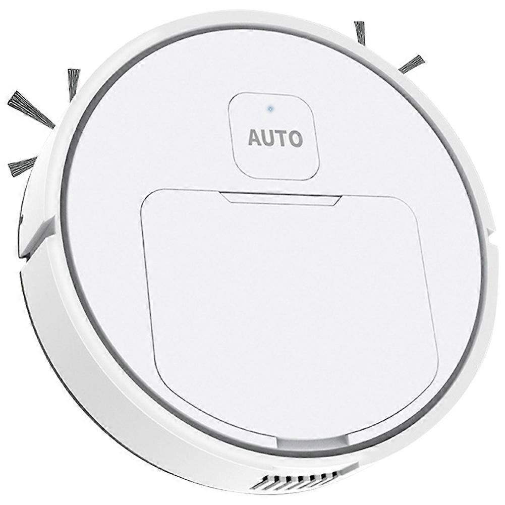 Wiederaufladbarer Saugroboter Mit Usb-anschluss, 1000 Pa Saugkraft, Ideal Für Die Reinigung Von Böden, Teppichen Und Tierhaaren (weiß).