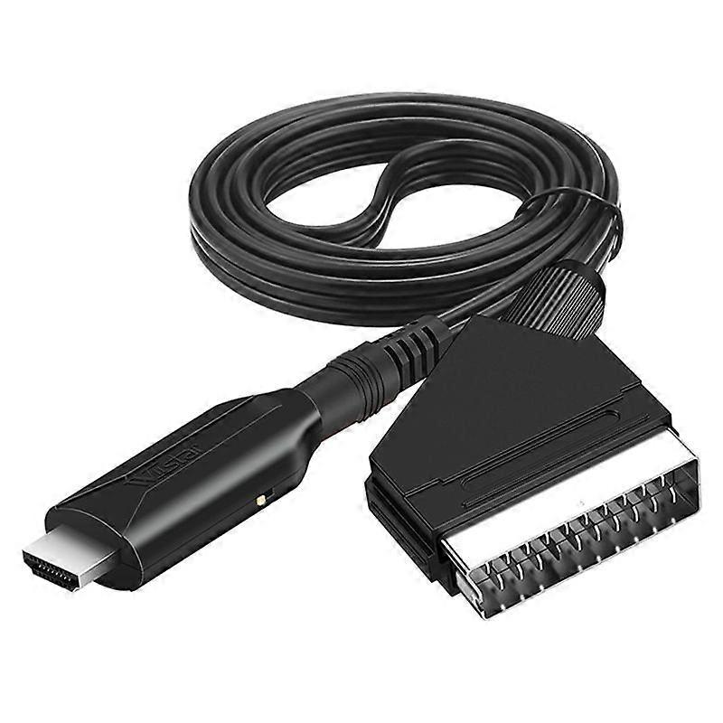 Scart-zu-kabel-adapter Kompatibel Mit Hd-fernsehern, Dvd-playern Und Videospielen