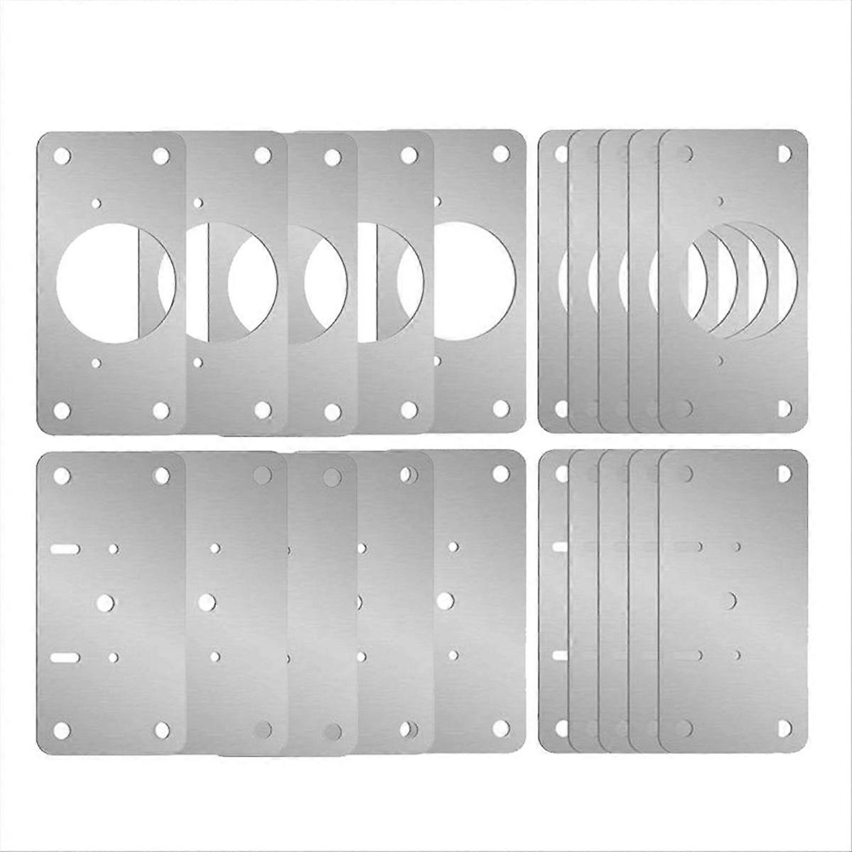 10 Paar Scharnierreparaturplatten Für Möbel, Schubladen Und Tische