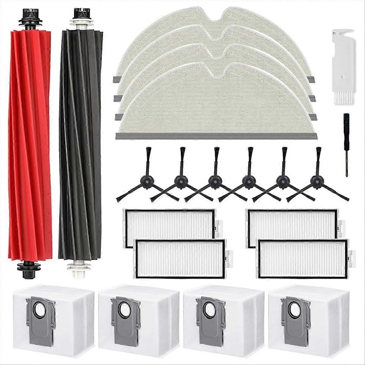 Für Q8 Max Hauptbürste, Hepa-filter, Reinigungstuch, Staubbeutel