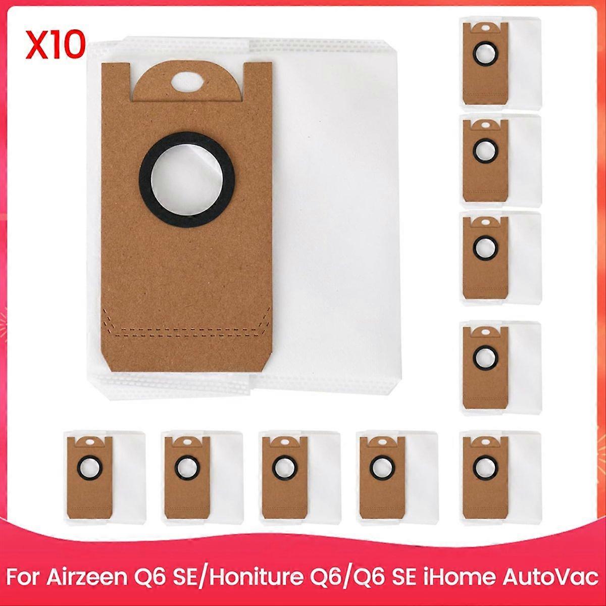 Packung Mit 10 Ersatzstaubbeuteln Für Airzeen Q6 Se/q6/q6 Se Autovac Staubsauger