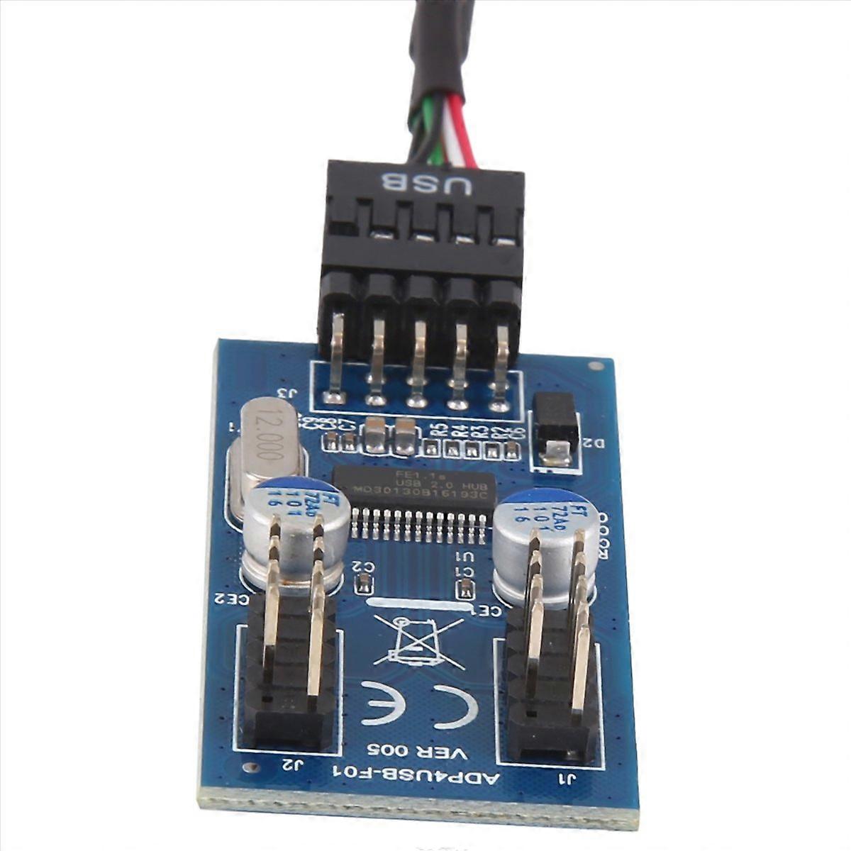 Usb 2.0 9-pin-auf-stecker-adapter (9-pin-usb-anschluss Für Motherboard)