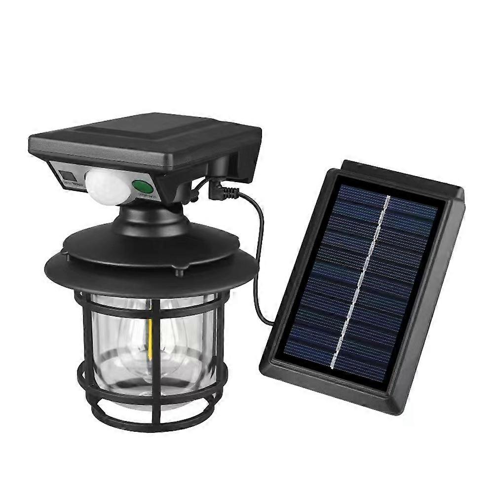 Wasserdichte Solar-wandleuchten Für Den Außenbereich Mit Bewegungsmelder Und 3 Beleuchtungsmodi (jd-1578a)