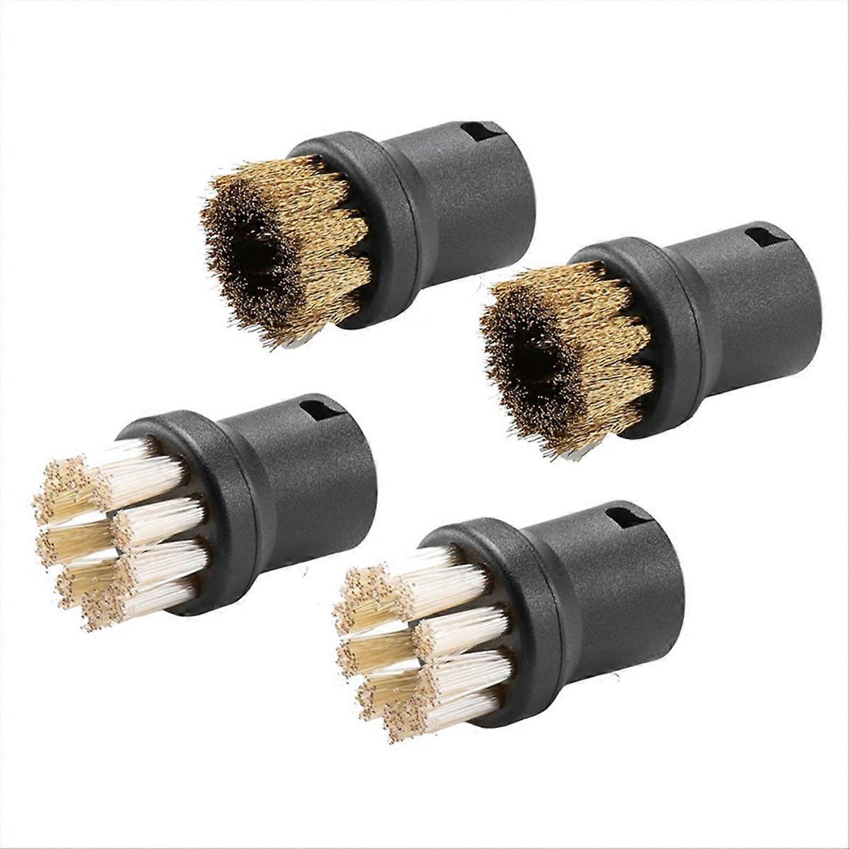 Set Mit Elektrischen Bürsten, Rundbürsten Für Hartnäckigen Schmutz, Für Küche Und Haushalt, 2 Messingbürsten Und 2 Elektrische Bürsten