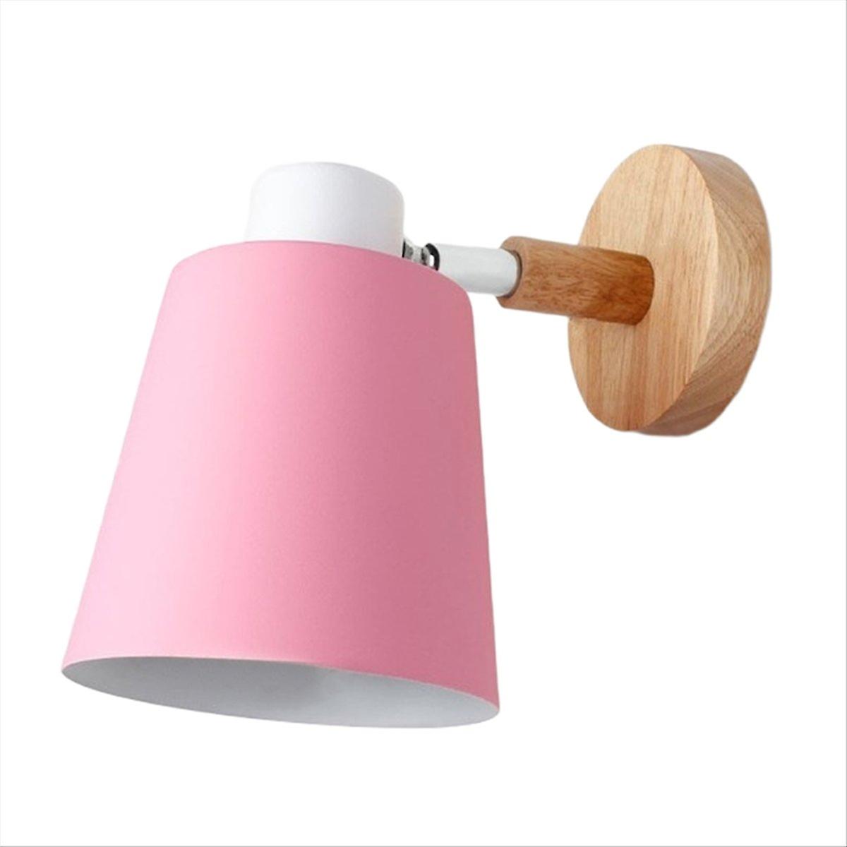 Moderne Skandinavische Wandleuchten Für Schlafzimmer, Treppenhaus, Balkon, Flur, Kinderzimmer – Leuchtmittel Nicht Enthalten – Rosa – Eu-stecker