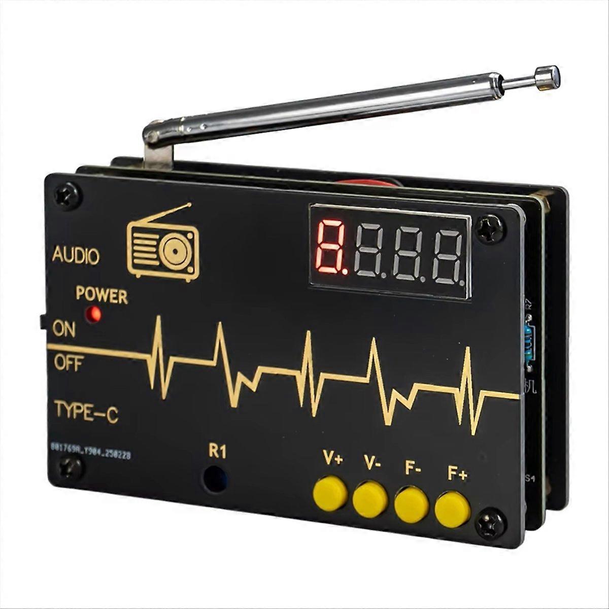 Selbstbausatz Für Ein Rda5807m Fm-radio (87–180 Mhz) Mit Digitalanzeige, Stc15-mikrocontroller Und Elektronik-lötprojekten