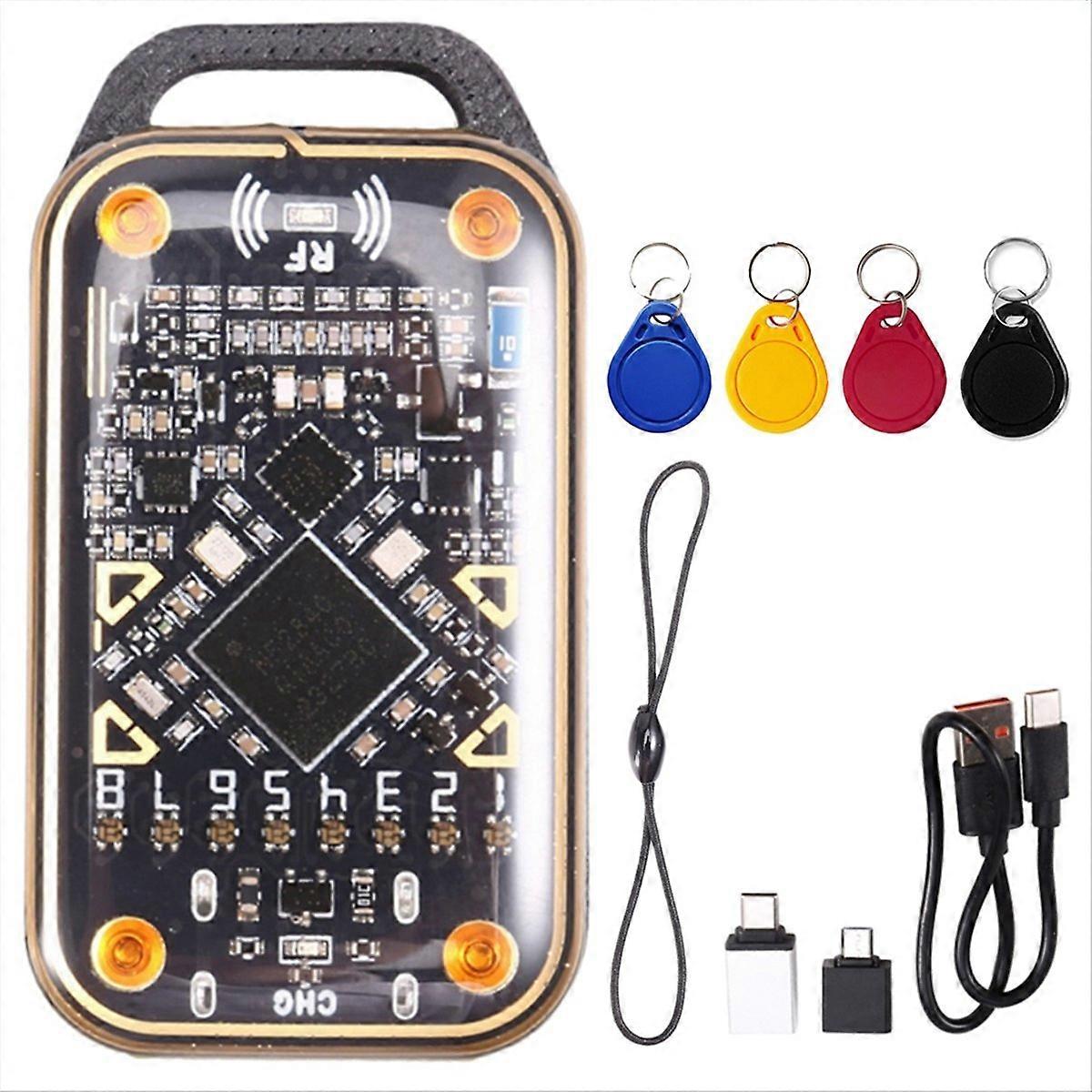 Verbesserter Chameleon Ultra Smartcard-emulator + Rfid-chip-lesegerät-schlüsselanhänger 4xuid 125k 13,56m Nfc-kartendecoder-duplikator