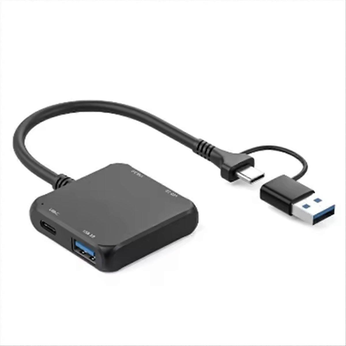 Usb-c-verlängerungskabel, Usb-c/usb-stecker-splitter Auf 2 Usb 2.0-anschlüsse + 1 Usb 3.0-anschluss + 1 Usb-c-anschluss Für Pc-tastaturen Und Laptops