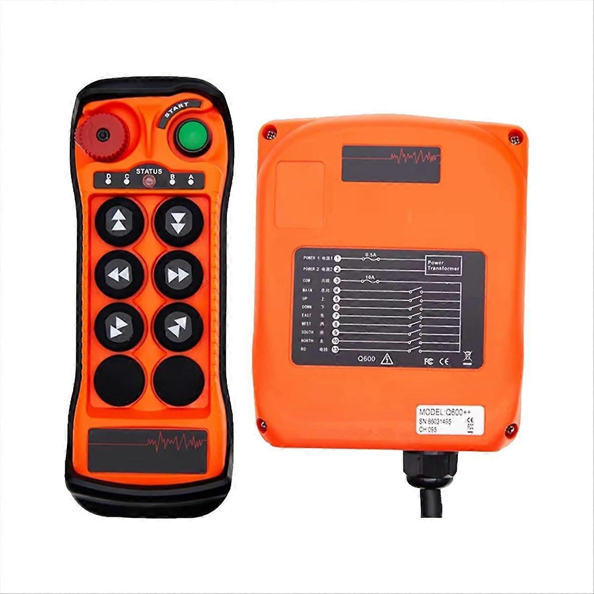 Q600 Acdc12-24v Industriefernbedienung Für Große, Sofort Steuerbare Hebeschalter Mit Stufenlos Anpassbarem Code