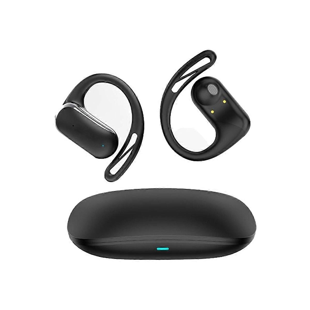 Offener Bluetooth-kopfhörer Mit Ohrbügeln, 144 Sprachen, Schwarz