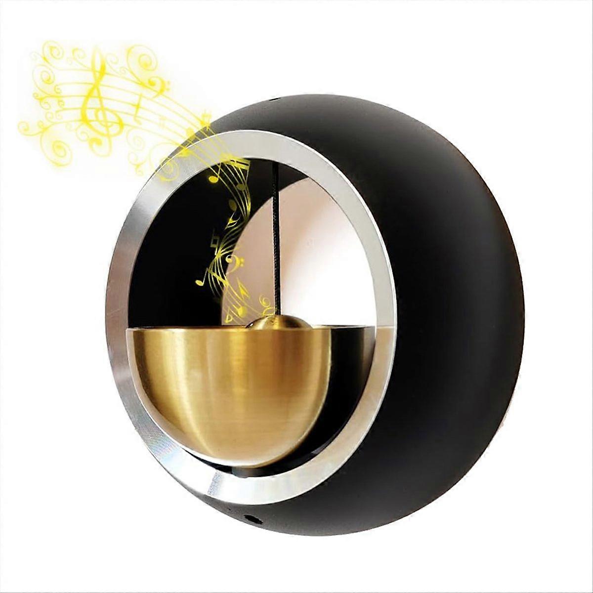 Türklingel Für Den Ladenbesitzer Zum Öffnen Der Tür, Schwarze Türklingel