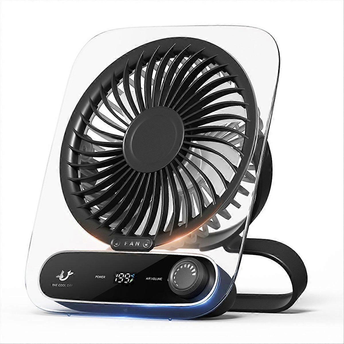 Mini-usb-tischventilator – Extrem Leise, Wiederaufladbar, Um 180° Faltbar, Ideal Für Reisen, Büro Und Schlafzimmer.