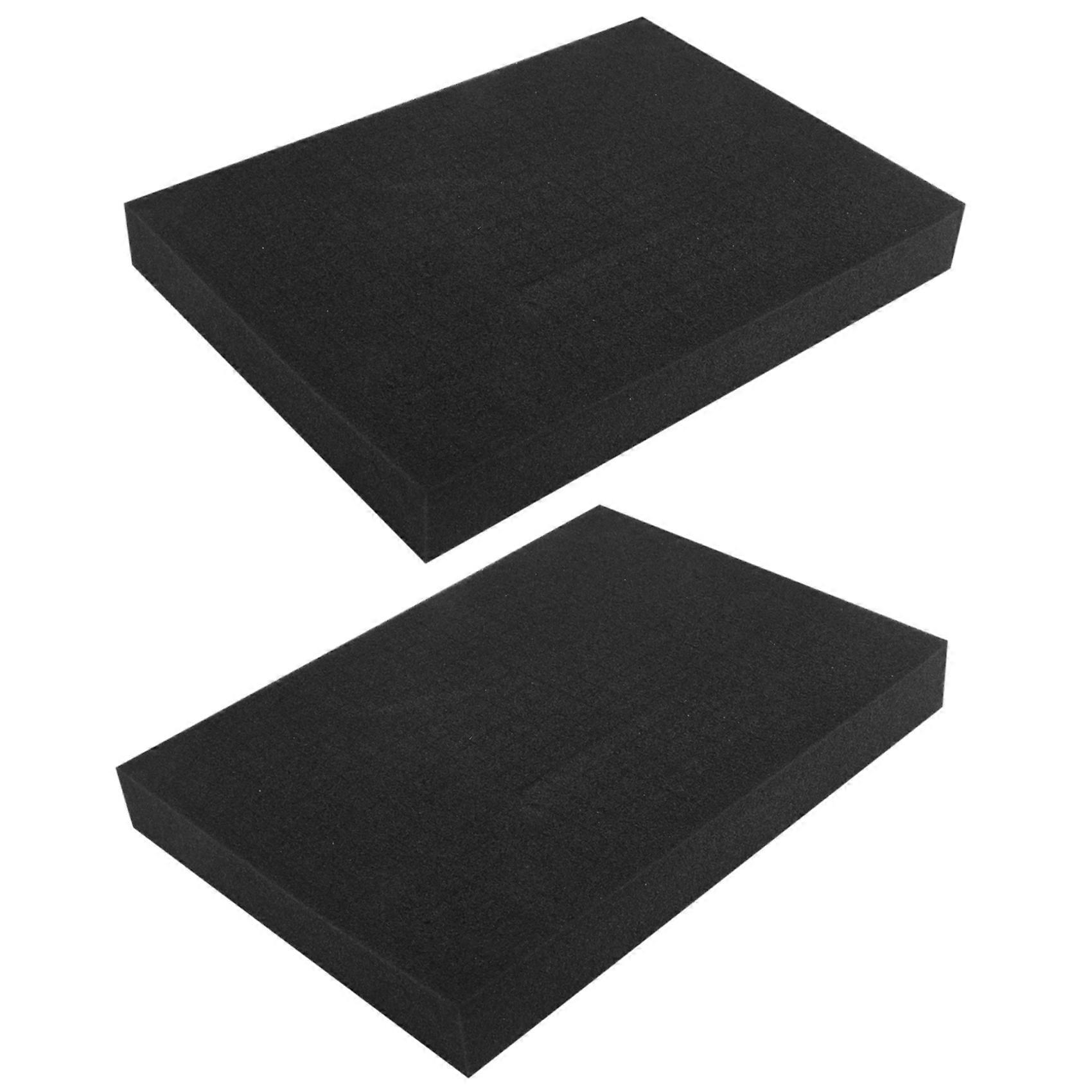 Set Mit 2 Vorgeschnittenen Schaumstoffplatten Für Werkzeugkästen (350 X 250 X 40 Mm).