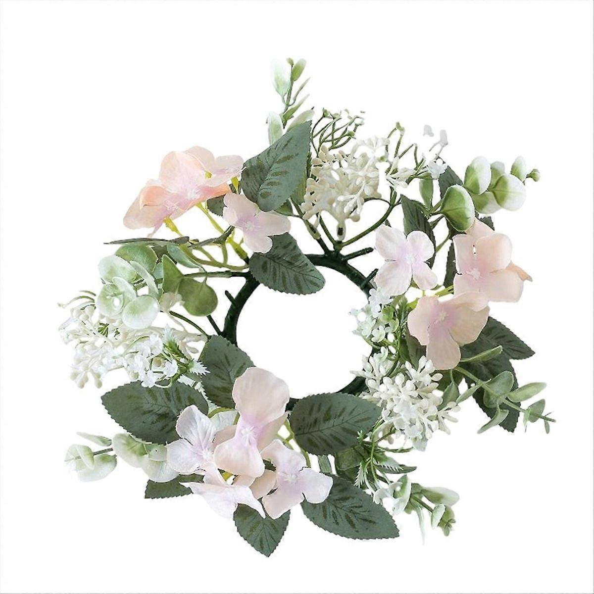 Hochzeitskerzenkranz, Künstliche Blumen, Pflanzen, Champagner