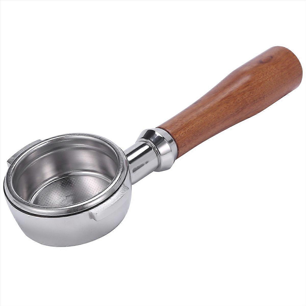 58 Mm Kaffeefilterhalter Aus Edelstahl Mit Griff, Bodenlos