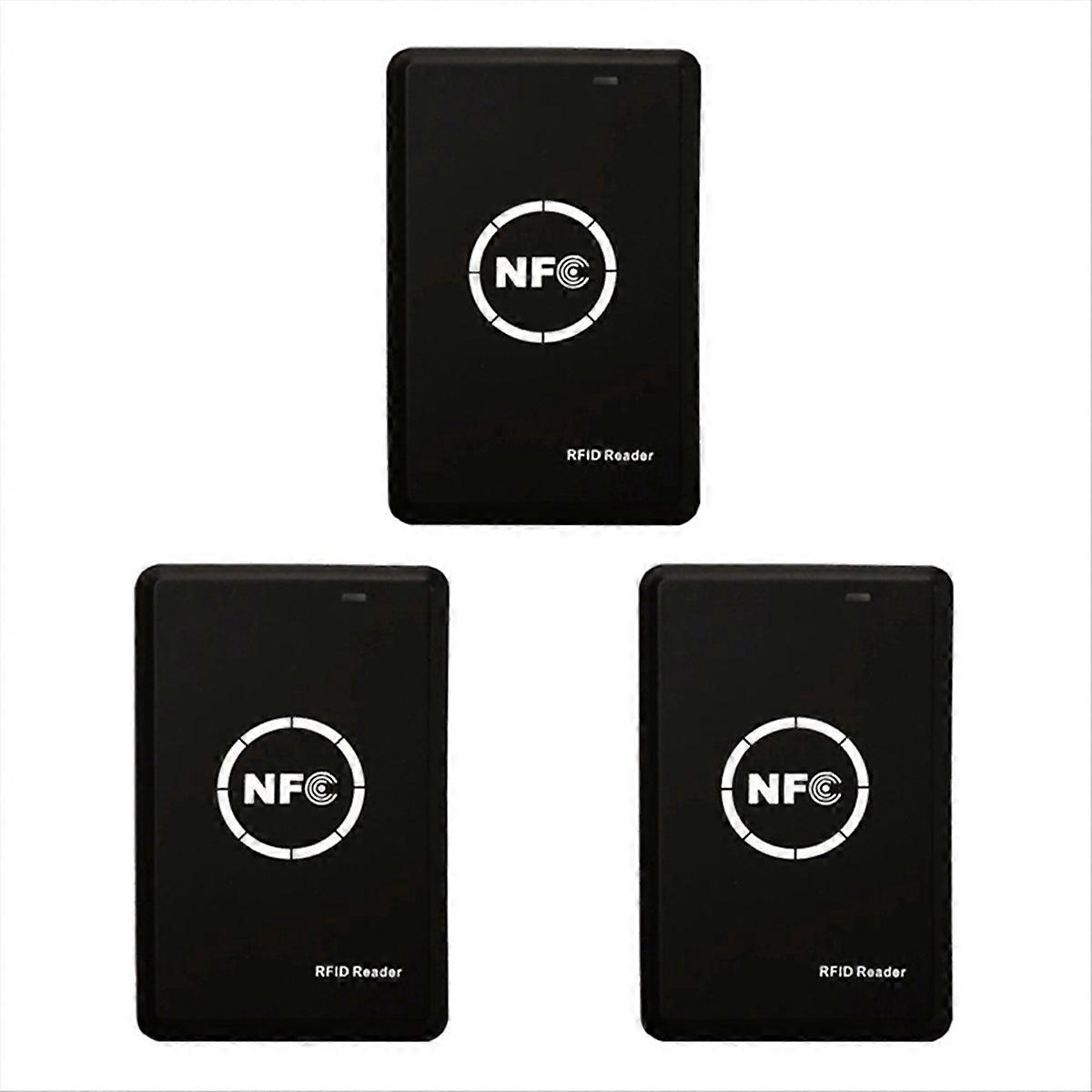 Nfc-smartcard-lesegerät (3 Stück) / Rfid-ic-kartenleser / Rfid-kopierer / 13,56-mhz- Und 125-khz-duplikator / Verschlüsselter Programmierer