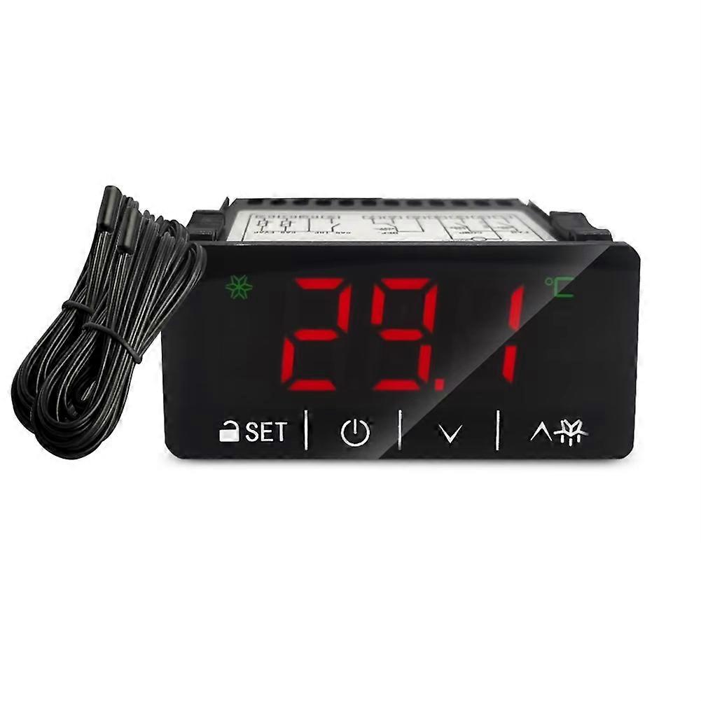 Digitaler Temperaturregler, Mikrocomputer, Thermoregler, Touchscreen, Thermostat, Kühlung, Abtauung