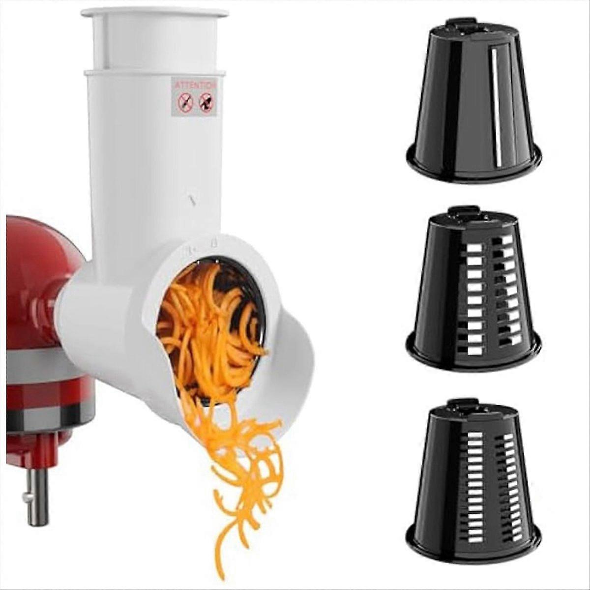 Reibe- Und Schneideaufsatz Für Küchenmaschinen, Käsereibe, Käsereibe Mit 3 Teilen Für Kitchenaid