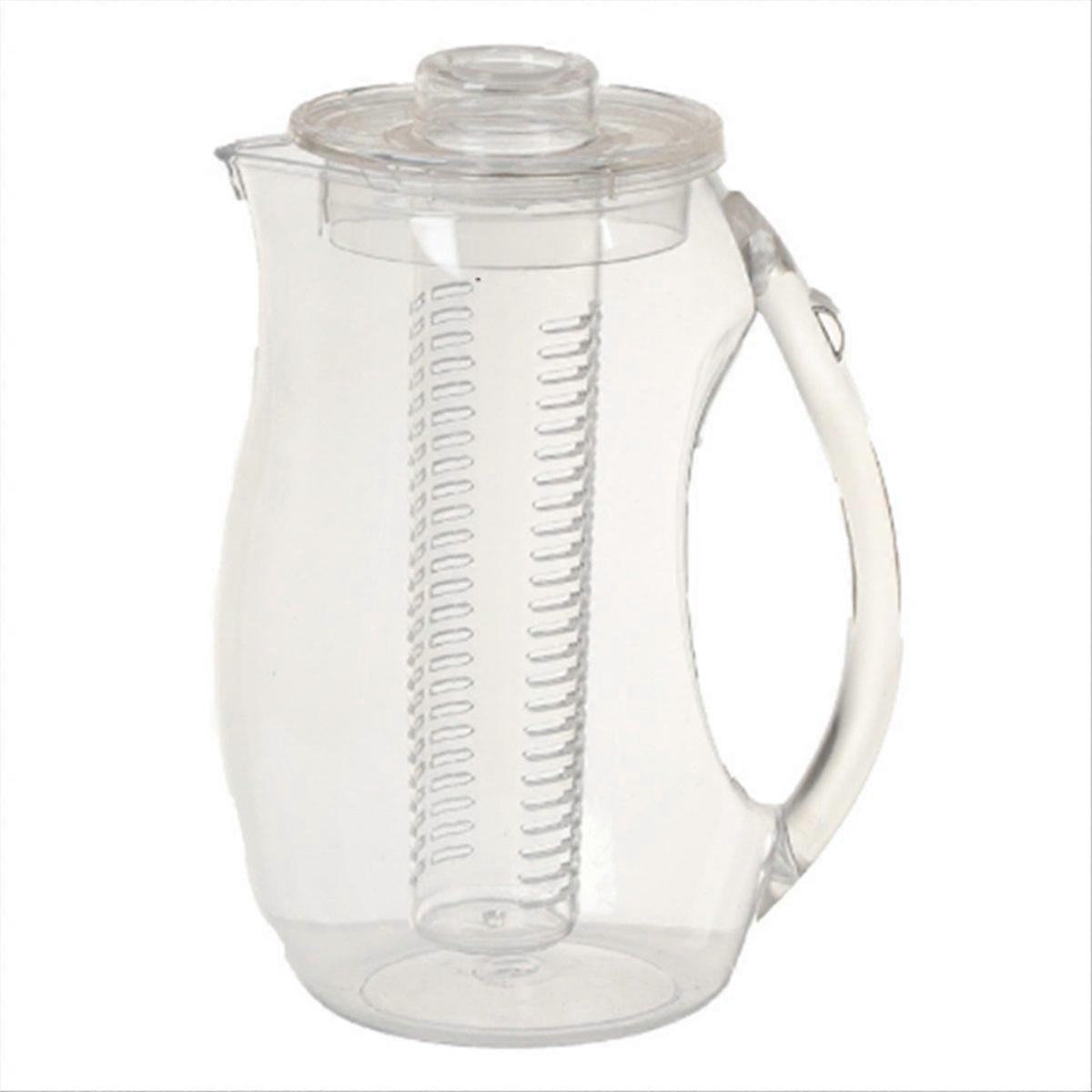 2,5-liter-wasserkrug Mit Fruchtgeschmack, Abnehmbarem Deckel Und Siebeinsatz, Ideal Für Getränke, Limonaden, Säfte Und Eistees.