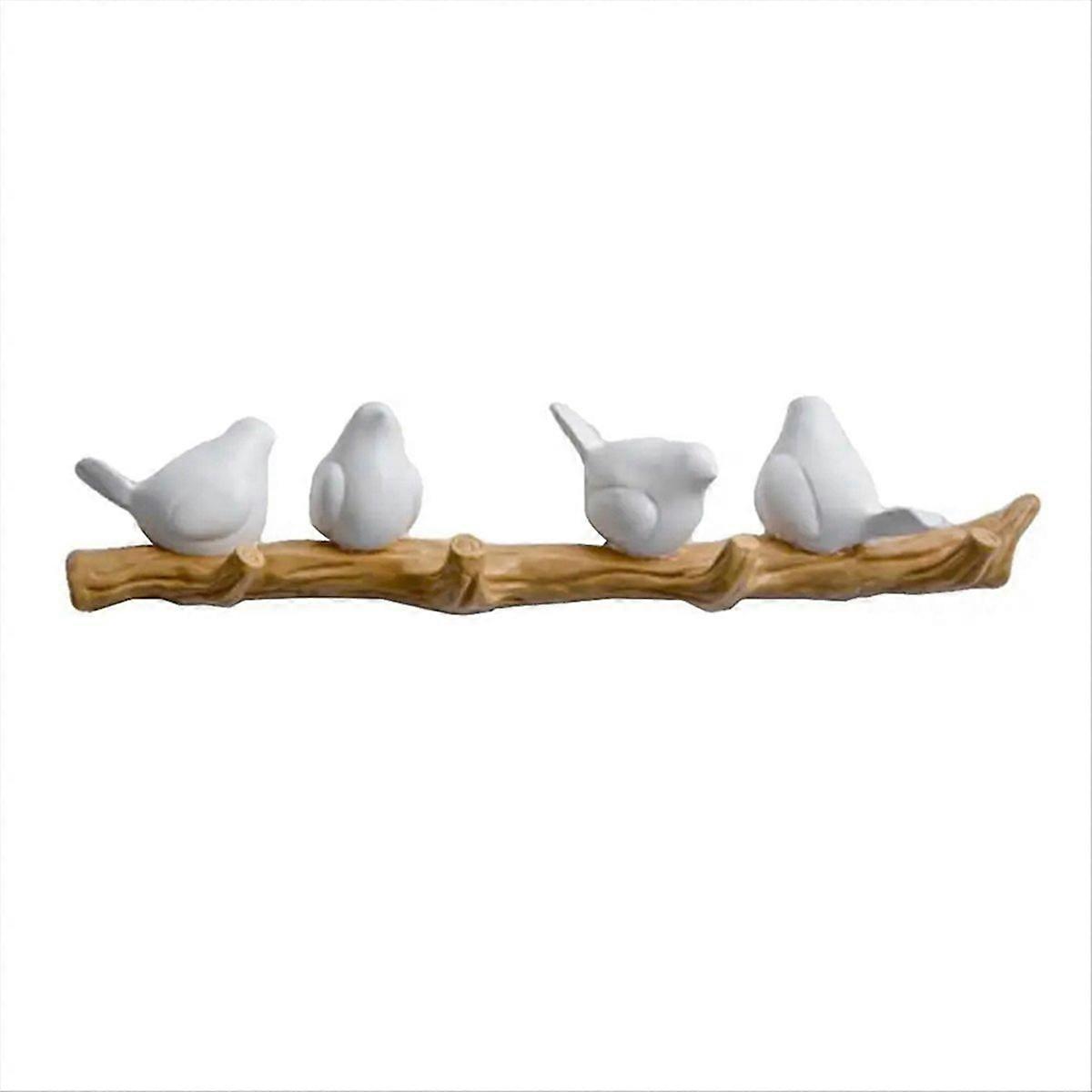 Vogelförmiger Schlüsselhaken/kleiderhaken/handtuchhalter/hutablage/handtaschenhaken Aus Kunstharz, A