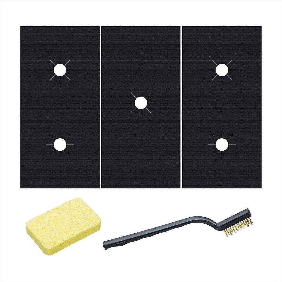 Set Mit 3 Gaskochfeldabdeckungen, Wiederverwendbare Kochfeldschutzabdeckungen