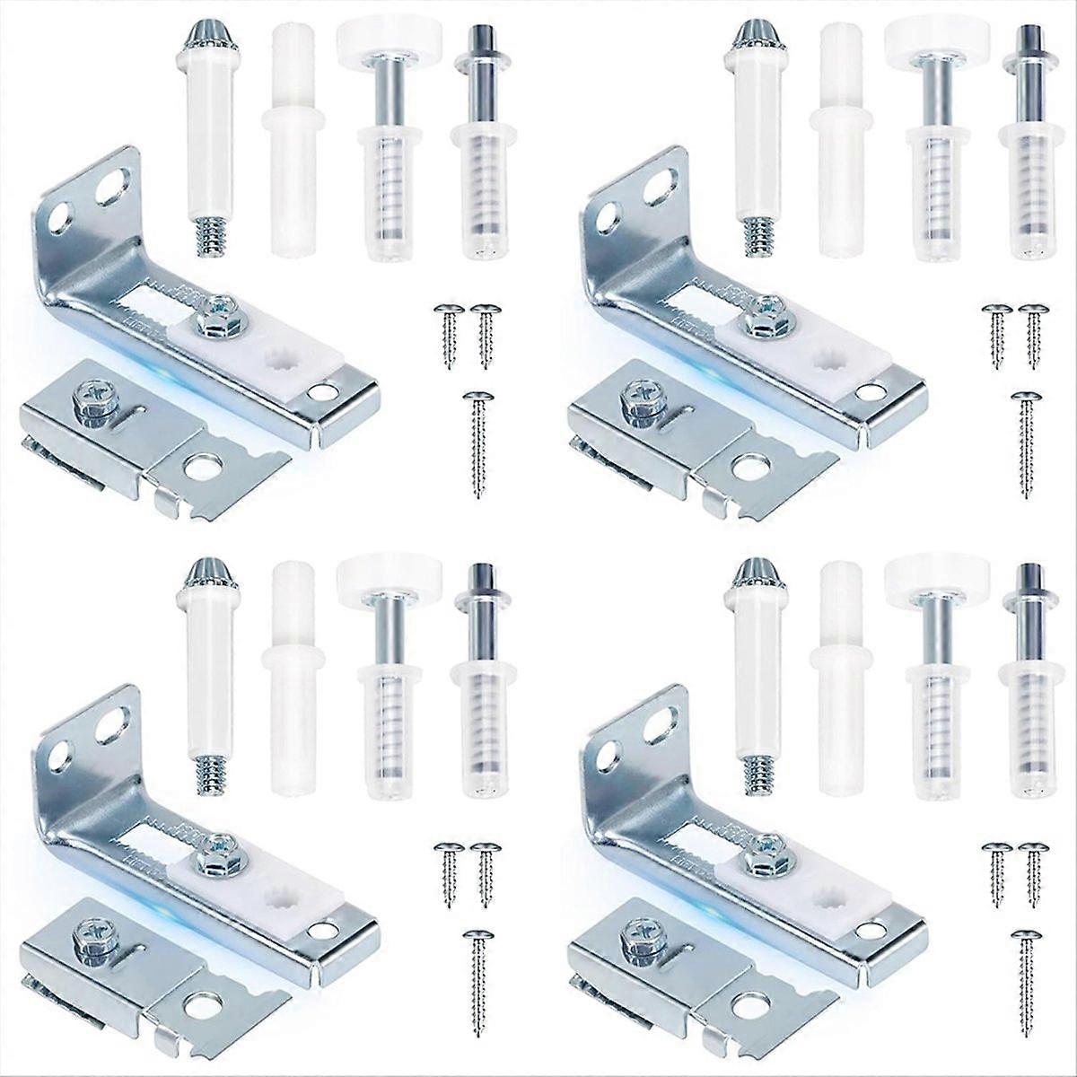 Reparaturset Für Falttürbeschläge (4-teilig) Für 7/8" Bis 1" Schiebetürschienen Und Falttüren Für Kleiderschränke
