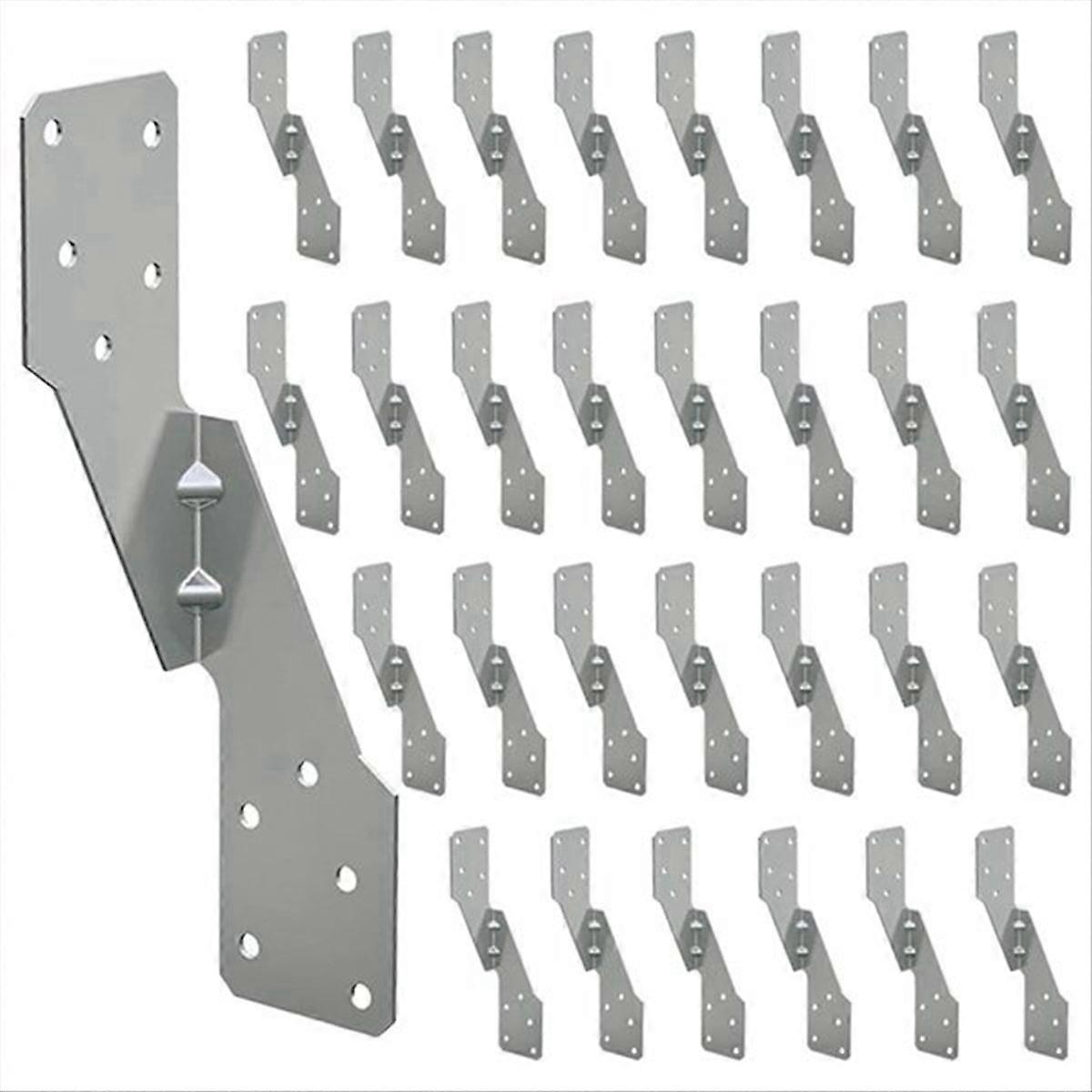 Packung Mit 50 Strong-tie H2.5a Sturmsicherungen Aus Feuerverzinktem Stahl.