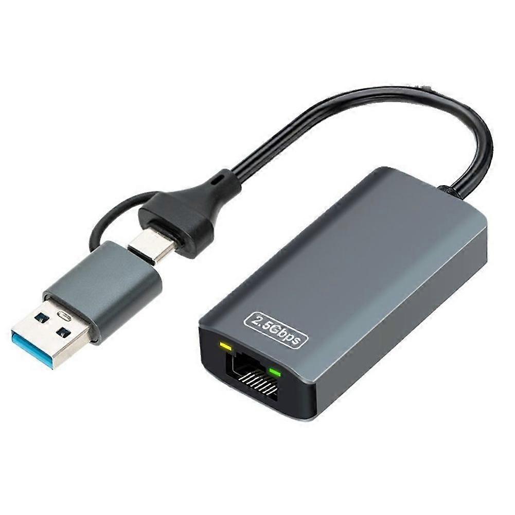 Usb 3.0/typ C Auf Rj45 2,5g Ethernet-adapter (2500 Mbit/s) Für Pcs Und Laptops Mit Windows 7/8/10