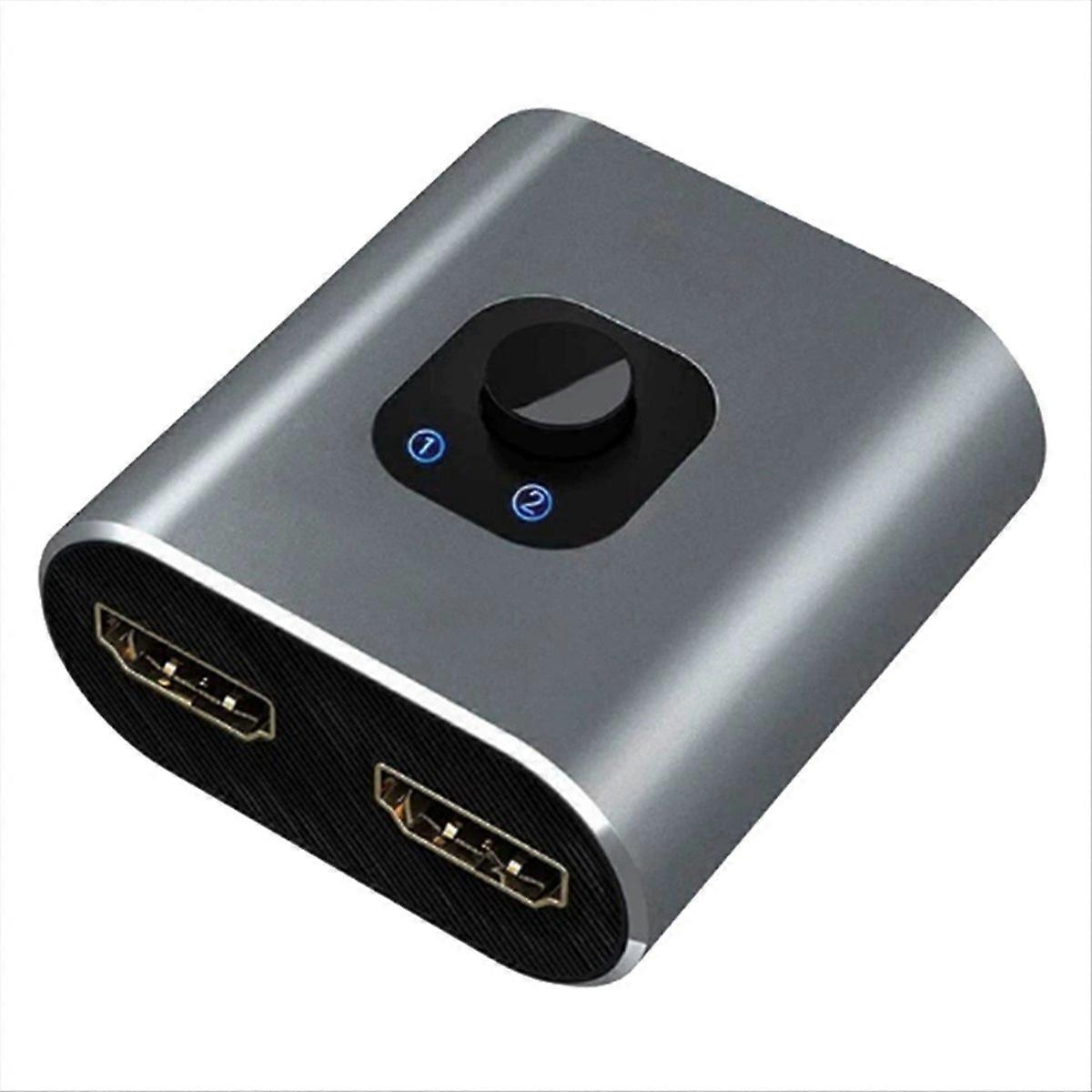 4k Bidirektionaler 1x2/2x1 Hd-splitter/switch Mit 2 Eingängen/1 Ausgang, Kompatibel Mit 5k Tv-boxen Und Umschaltadaptern.