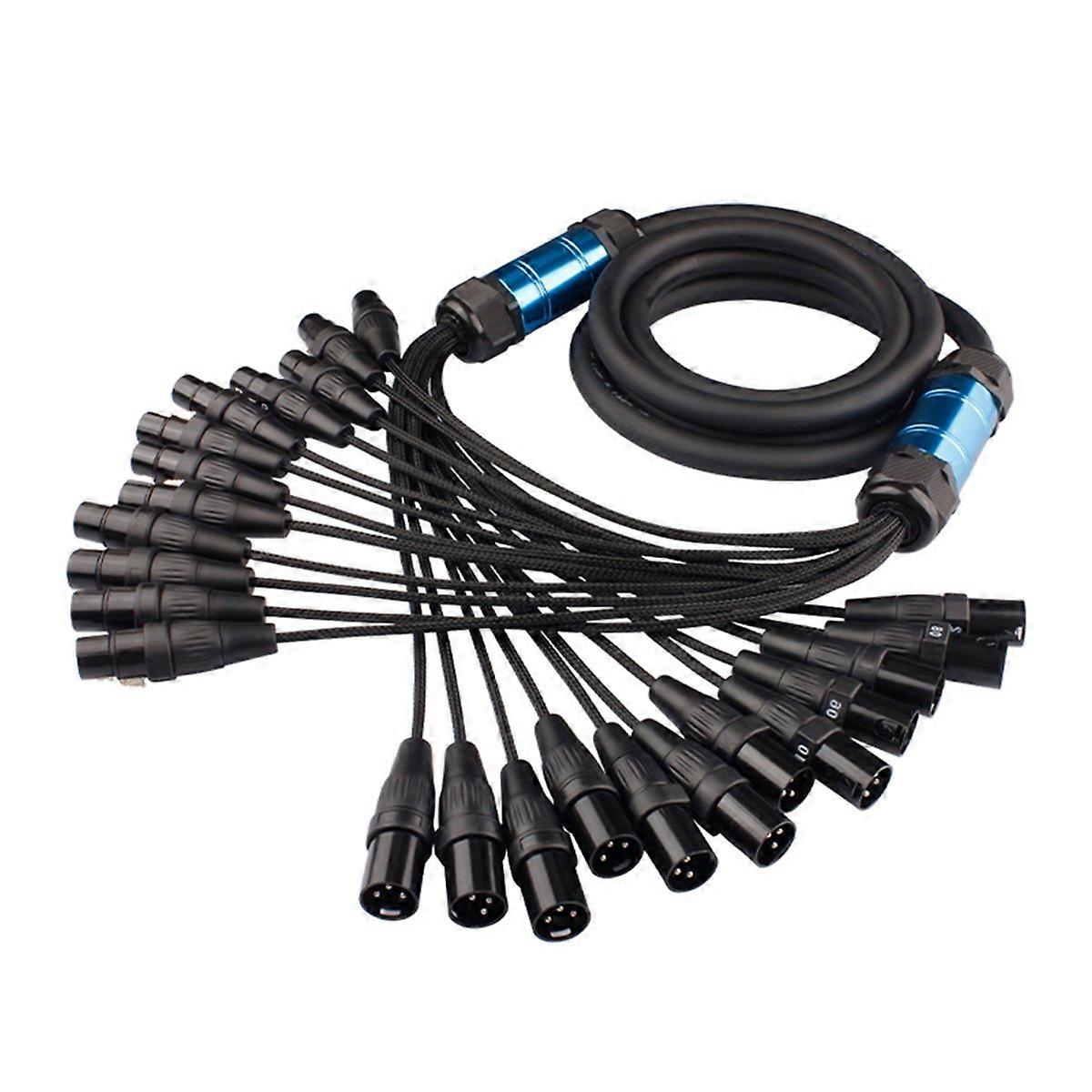 Professionelles 12-kanal-xlr-3-pin-audio-verlängerungskabel (stecker/buchse), 10 M