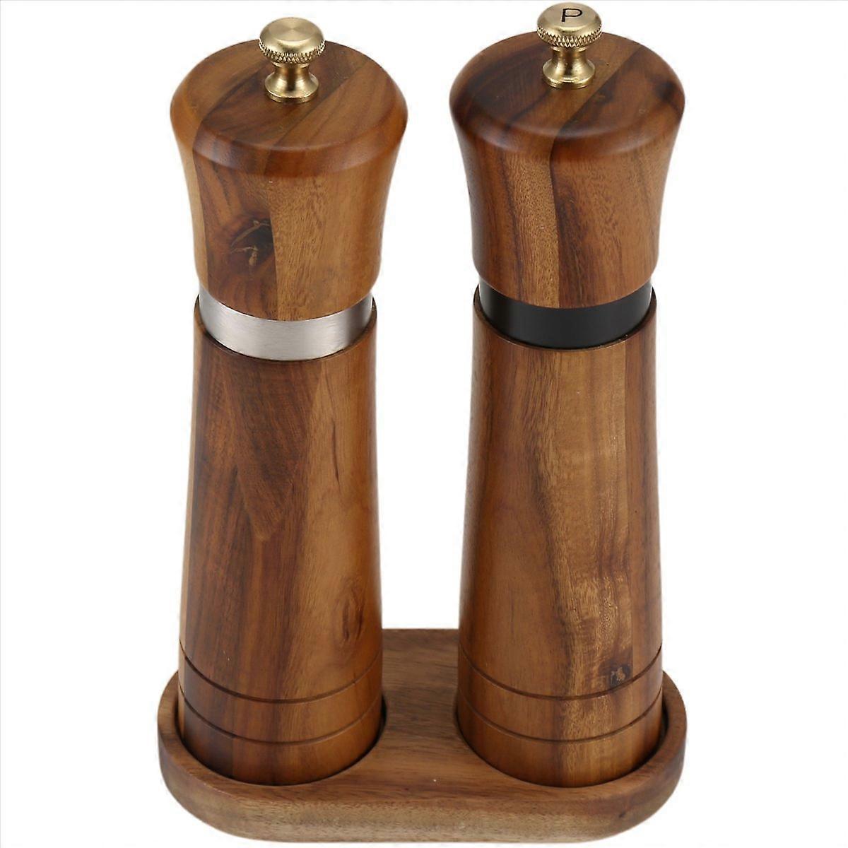 Salz- Und Pfeffermühlen-set, Salz- Und Pfeffermühle Aus Holz