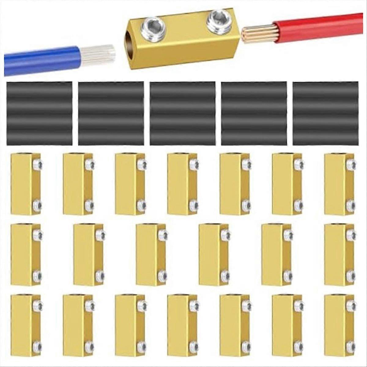 Set Mit 20 Schraubverbindern Für 20-a-kabel, 10 Awg-querschnitt.