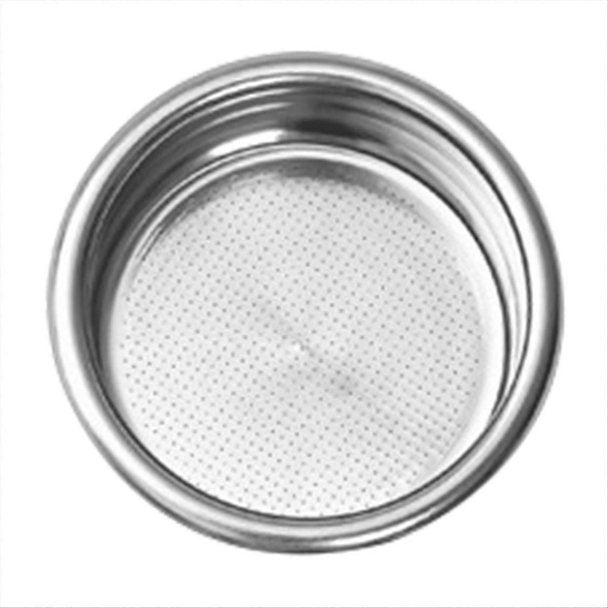 58,5-mm-espressofilter, Edelstahl-kaffeebehälter, Präzisionsmahlbehälter, Kaffeesieb, Zweilagiger Extraktionsmahlbehälter, C