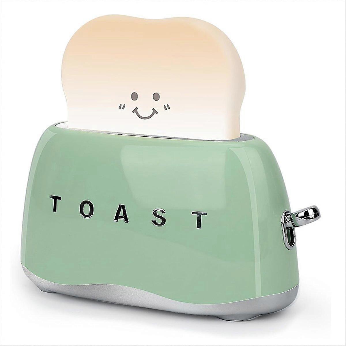 Retro-toasterlampe, Grüne Schreibtischgeschenkidee In Form Eines Retro-toasters