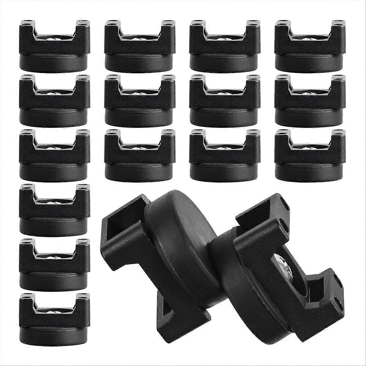 Set Mit 15 Magnetischen Kabelclips, Kabelbinder-montagehalterung, Magnetischer Kabelhalter, Multifunktionale Kabelmanagement-basis