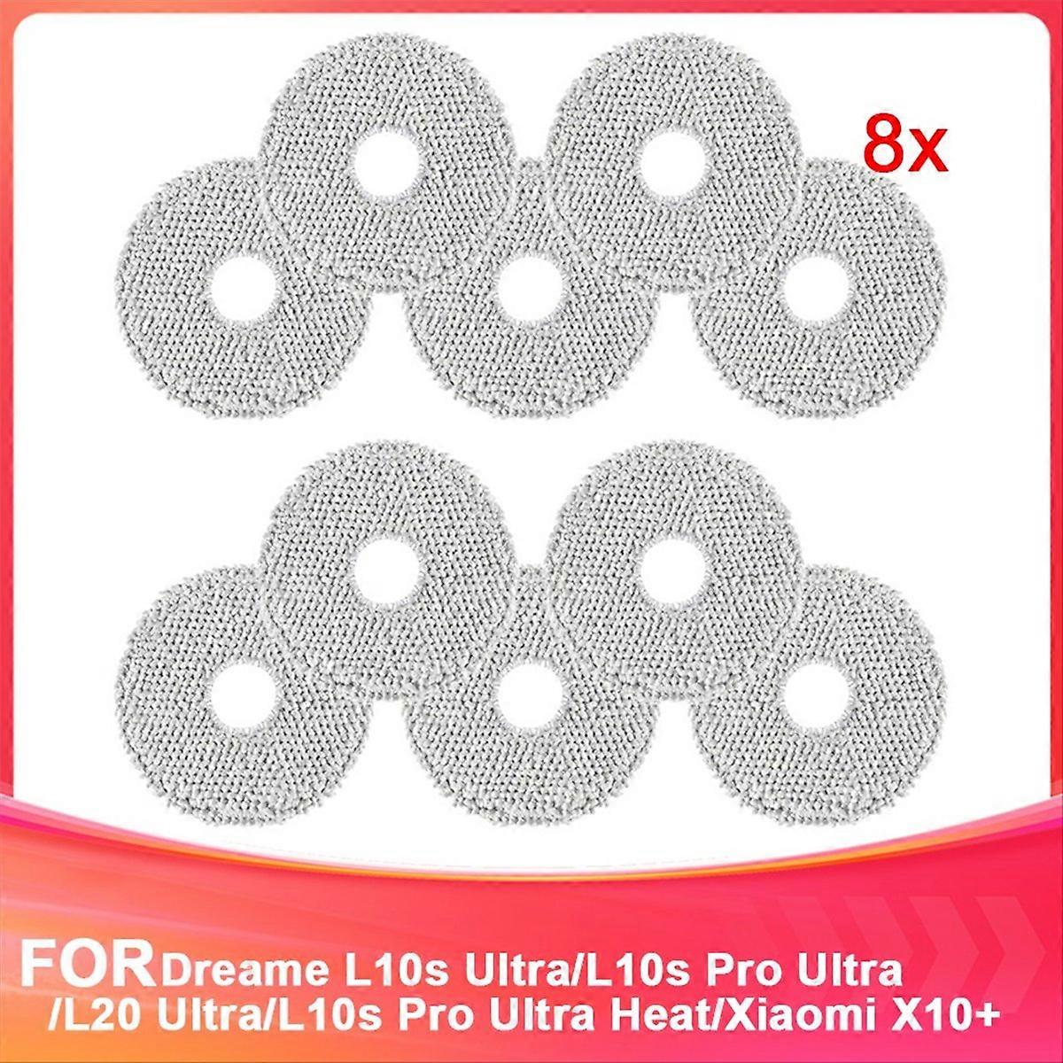 Packung Mit 10 Waschbaren Wischmopp-pads Für Die Saugroboter L10s Ultra/l10s Pro Ultra/l20 Ultra/l10s Pro Ultra Heat/x10+