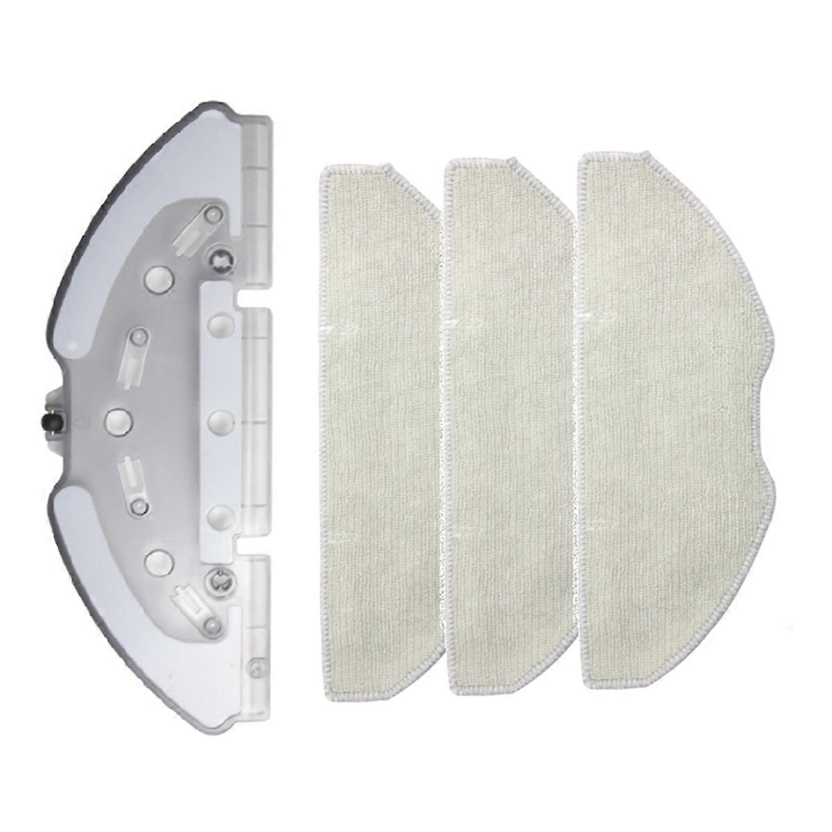 Set Mit 4 Halterungen Und Reinigungstüchern Für Den Saugroboter 360 S8 / Rv30 Plus / Rv10 Plus