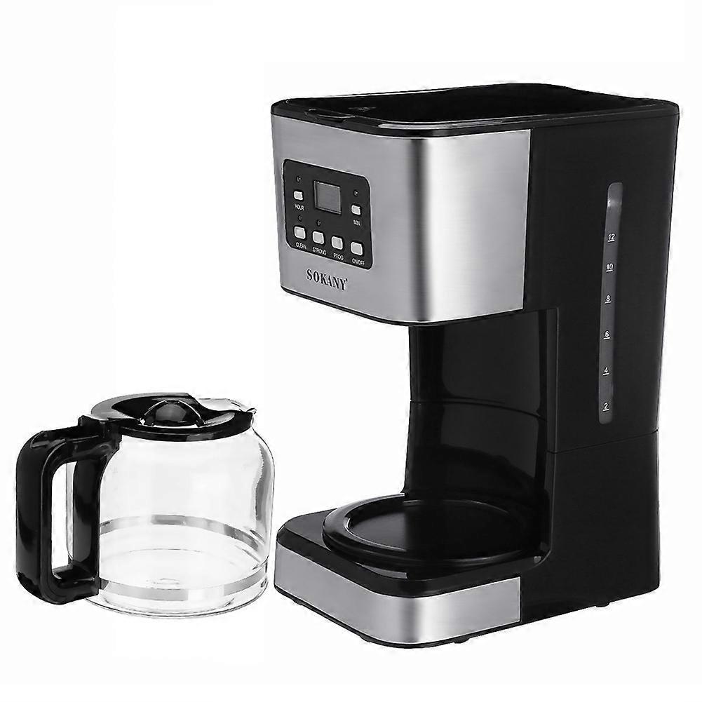 Sokany 950w 1,5l (12 Tassen) Elektrische Kaffeemaschine Mit 24-stunden-programmierter Warmhaltefunktion Und Amerikanischem Stecker.