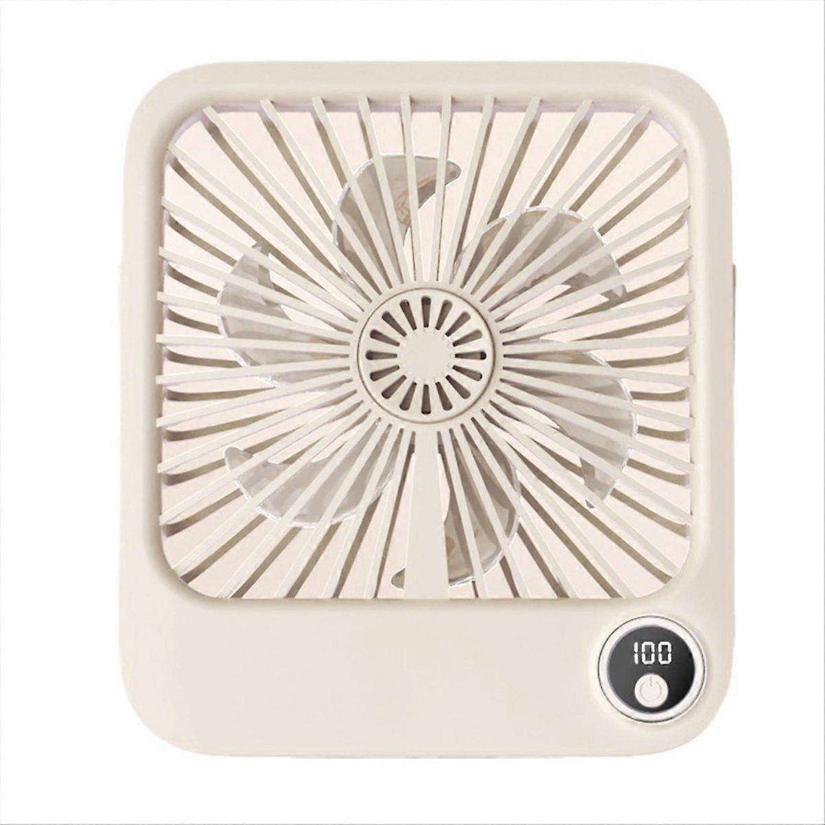 Mini-tragbarer, Ultraleiser Ventilator, Leistungsstarke Belüftung, Faltbar Und Einfach Zu Bedienen Im Büro, Am Strand, Auf Reisen Und Im Urlaub.