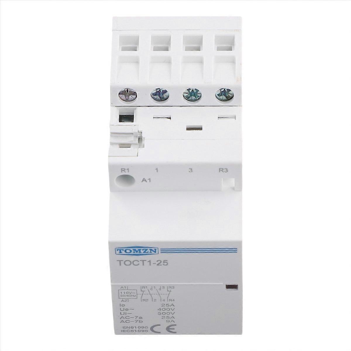 Toct1-25 4p 25a 2nc 2no 220v/230v 50/60hz Modulares Haushalts-wechselstromschütz Auf Din-schiene 2no2nc