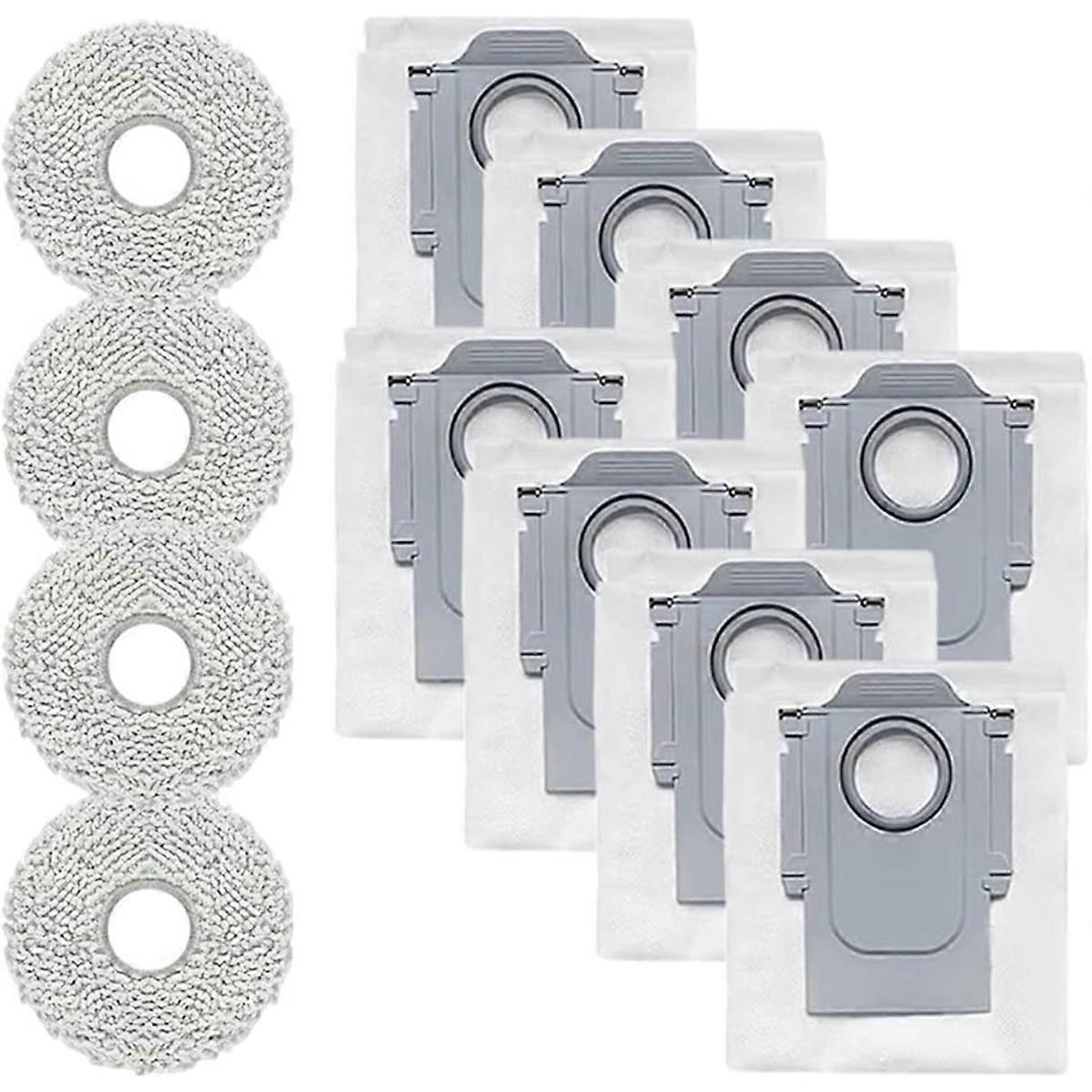 12er-pack Staubbeutel Für Saugroboter 35a / Qr 798 / Qr 598 – Enthält 4 Tücher Und 8 Staubbeutel