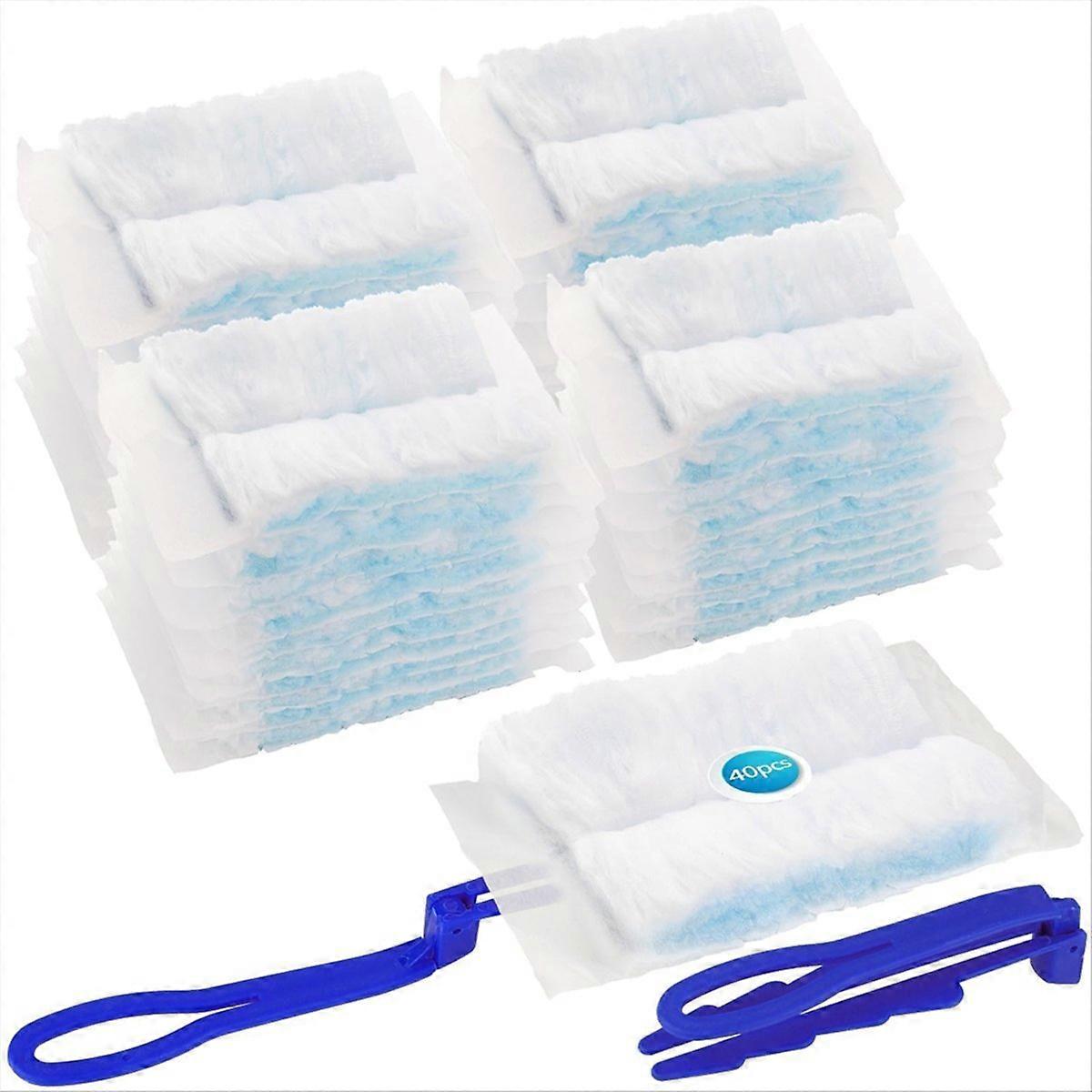 40 Mikrofaser-staubwedel-nachfüllpackungen, Ersatzset Für Staubwedel, Ideal Für Schule Und Zuhause.