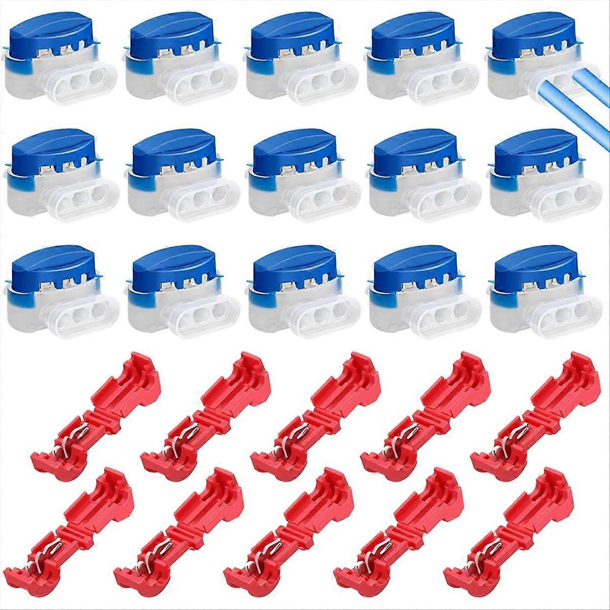 Packung Mit 15 Kabelverbindern Für Mähroboter, Inklusive 10 Verbindungsclips.