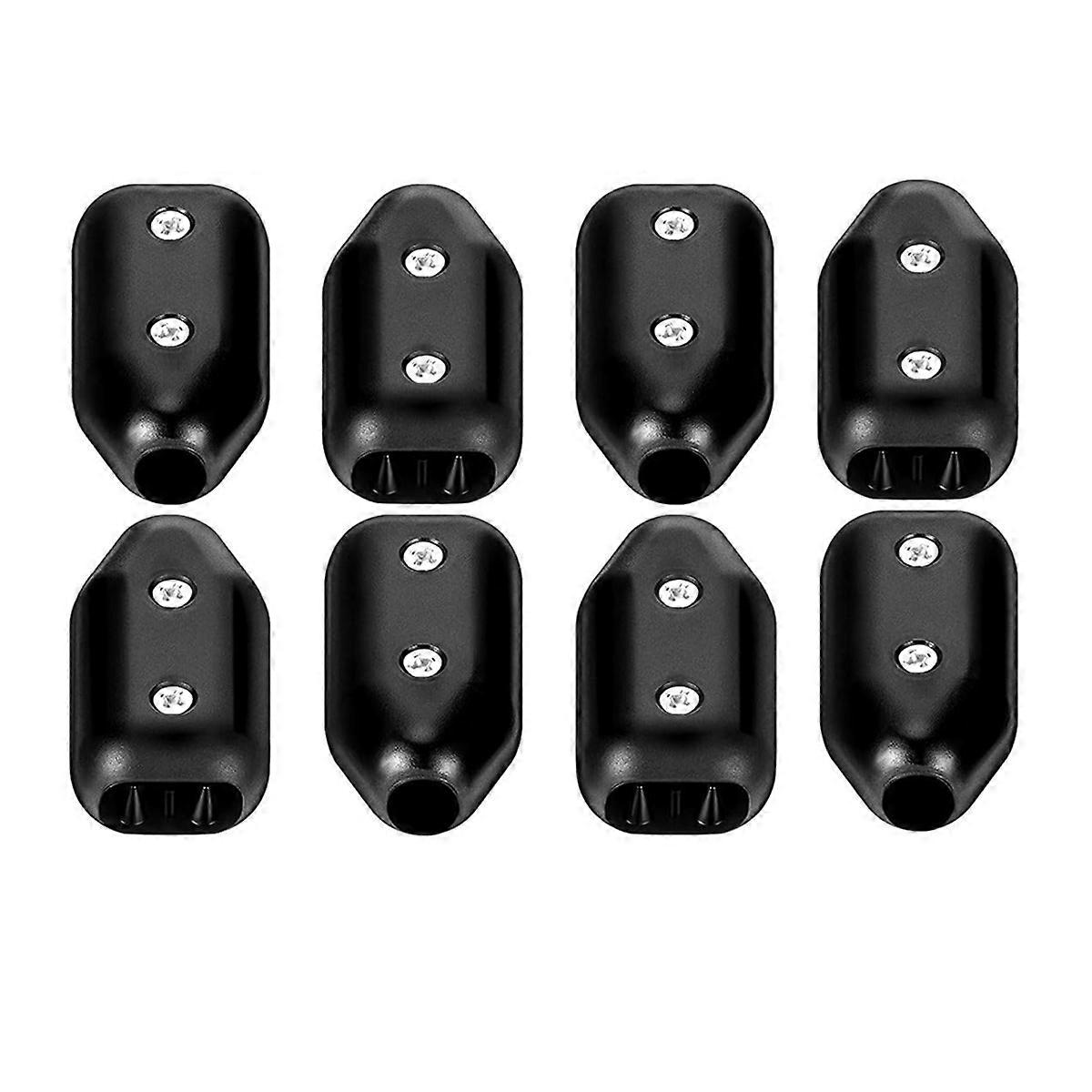 Set Mit 8 Wiederverwendbaren Seilklemmen, 9,5 Mm (3/8 Zoll) Kunststoffverbinder, Geeignet Für 7-8 Mm Nylon- Oder Geflochtene Seile.